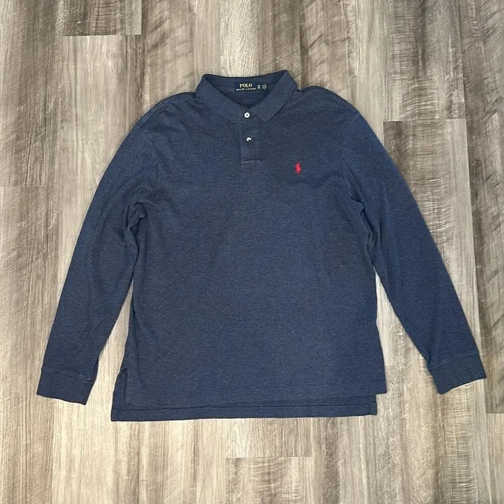 Polo Ralph Lauren Soft Knit Long Sleeve Polo - XL